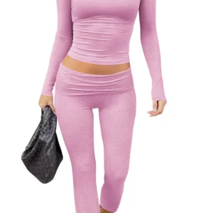 Women's Yoga Two-Piece Set Long-Sleeve