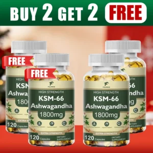 Buy 2 Get 2 Free! High-Potency KSM-66 Capsules